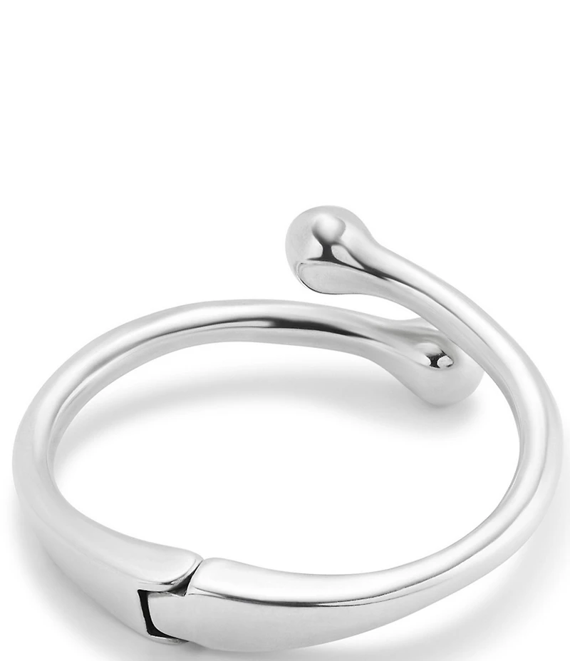 UNOde50 Youthful Collection Comeback Sterling Silver Bypass Bangle Bracelet