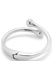 UNOde50 Youthful Collection Comeback Sterling Silver Bypass Bangle Bracelet