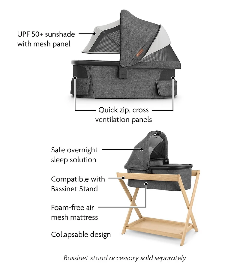 UPPAbaby Bassinet V3 for Vista V3 & Cruz V2 Strollers