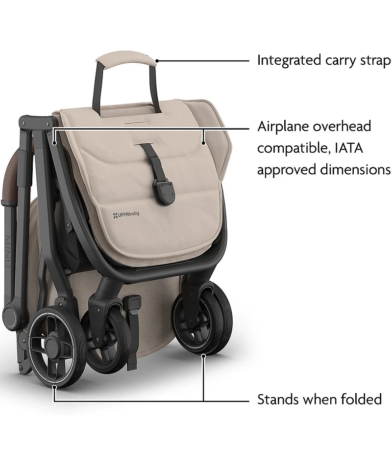 UPPAbaby MINU® V3 Lightweight Portable Compact Folding Stroller
