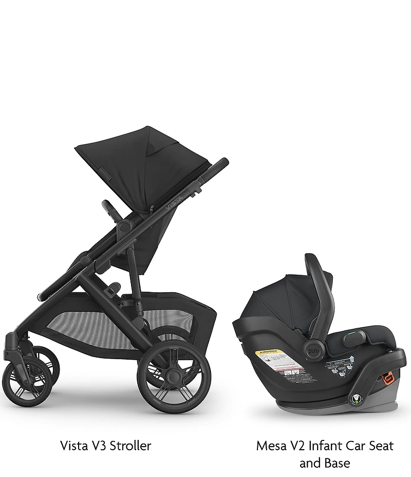 UPPAbaby Vista V3 Stroller + Mesa V2 Car Seat Travel System
