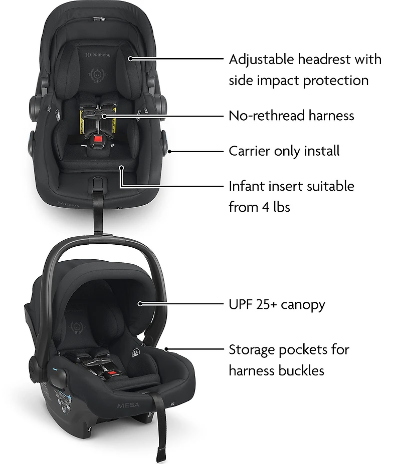 UPPAbaby Vista V3 Stroller + Mesa V2 Car Seat Travel System