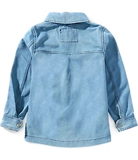 Urban Republic Big Boys Cotton Demin Detach Fleece Hood Jacket
