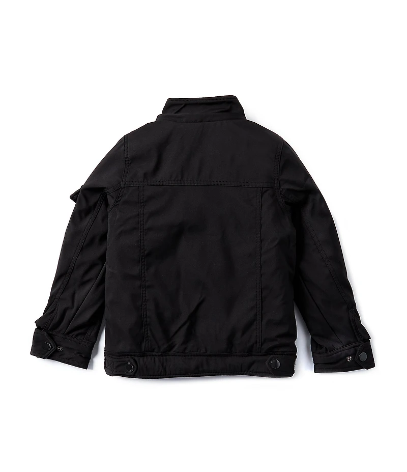 Urban Republic Little Boys 4-7 Heavyweight Black Tech Fur Jacket