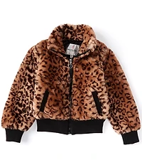 Urban Republic Little Girls Faux Fur Bomber Jacket