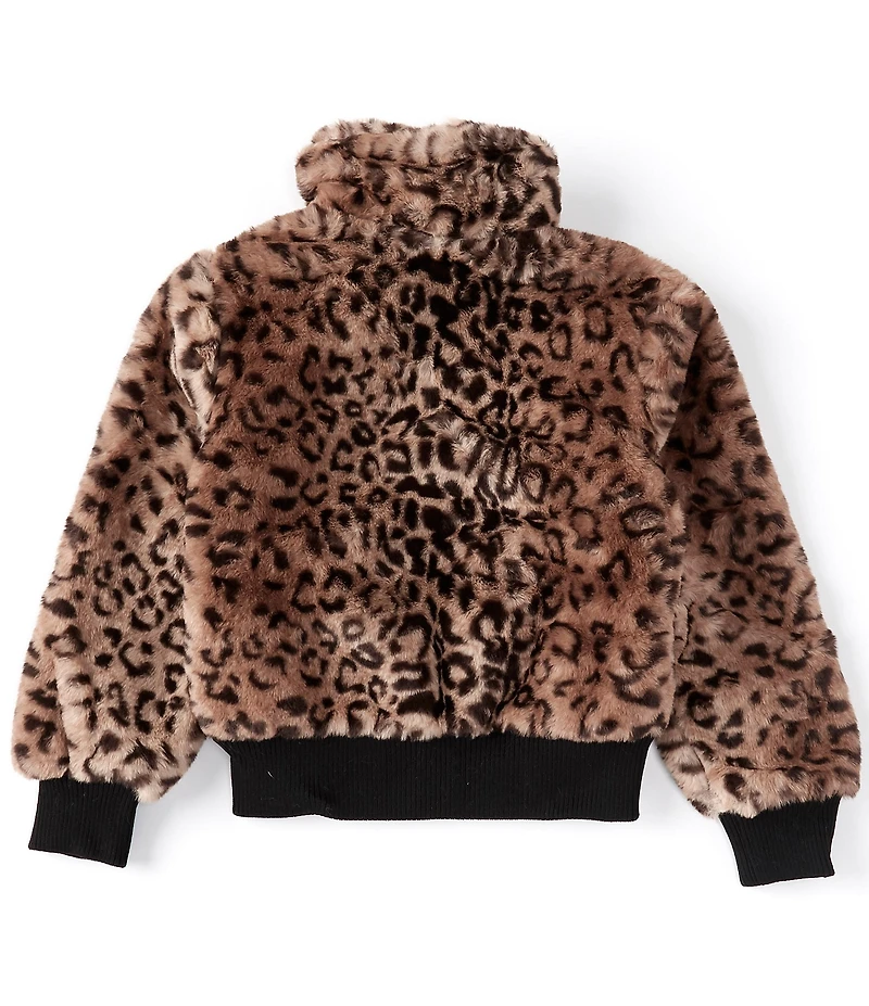 Urban Republic Little Girls Faux Fur Bomber Jacket