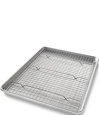 USA Pan Heavy Duty Half Baking Sheet Pan & Rack Set