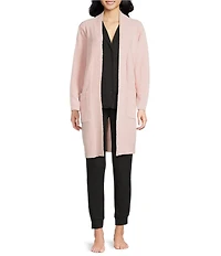 Van Winkle & Co. Boucle Knit Long Sleeve Open Front Cardigan