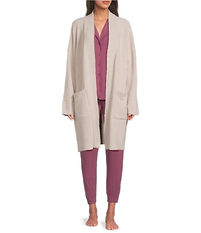 VAN WINKLE & CO. Coordinating Boucle Knit Long Sleeve Open Front Cardigan