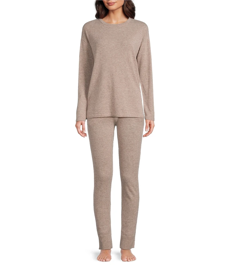 VAN WINKLE & CO. Cashmere Coordinating Drawstring Tie Lounge Joggers