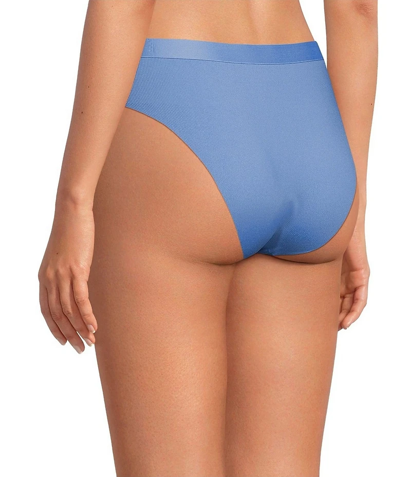 Van Winkle & Co. Flat Rib Hi-Cut Bikini