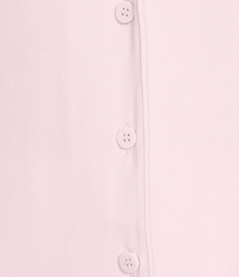 VAN WINKLE & CO. Long Sleeve Notch Collar Knit Top & Jogger Pajama Set