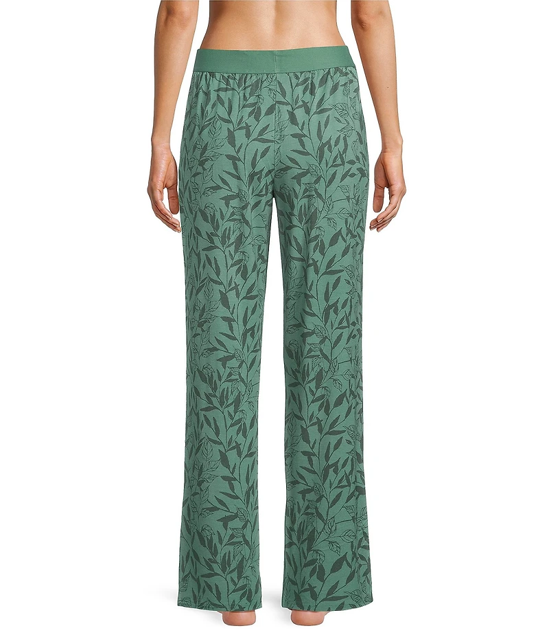 VAN WINKLE & CO. Shadow Leaf Knit Coordinating Sleep Pants