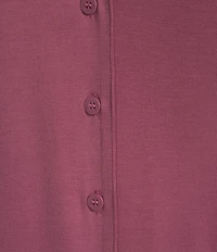 VAN WINKLE & CO. Short Sleeve Notch Collar Coordinating Knit Jogger Pajama Set
