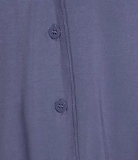 VAN WINKLE & CO. Short Sleeve Notch Collar Coordinating Knit Jogger Pajama Set