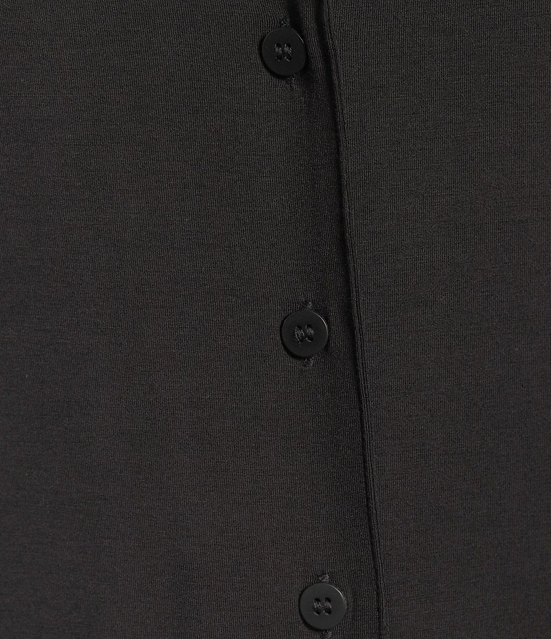 VAN WINKLE & CO. Short Sleeve Notch Collar Coordinating Knit Jogger Pajama Set
