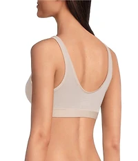 VAN WINKLE & CO. Sleeveless Scoop Neck Knit Comfort Wire-Free Bralette