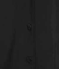 VAN WINKLE & CO. Solid Jersey Knit Short Sleeve Notch Collar Long Pajama Set