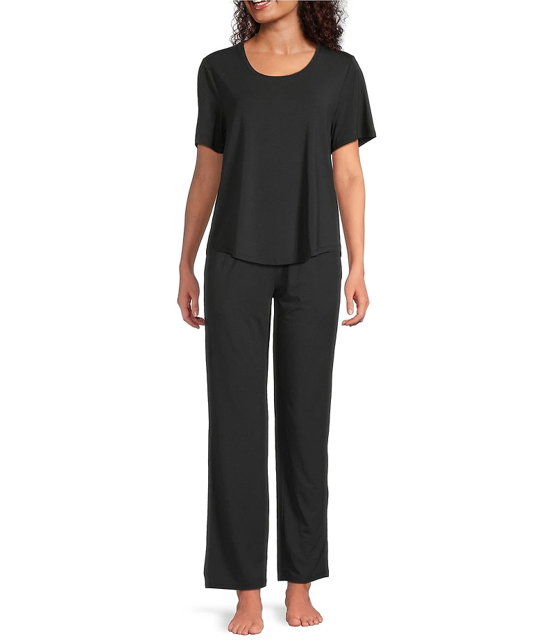 VAN WINKLE & CO. Solid Knit Coordinating Sleep Pants