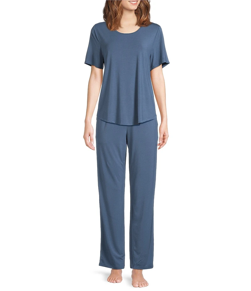VAN WINKLE & CO. Solid Knit Coordinating Sleep Pants