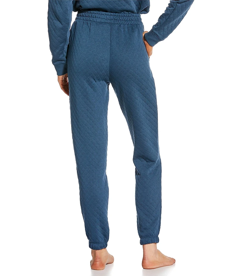 VAN WINKLE & CO. Solid Quilted Knit Coordinating Lounge Joggers