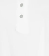 Sleep Sense Solid Ribbed Knit Split Round Neck Long Sleeve Coordinating Sleep Top