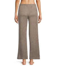 VAN WINKLE & CO. Solid Ribbed Knit Wide Leg Coordinating Sleep Pants