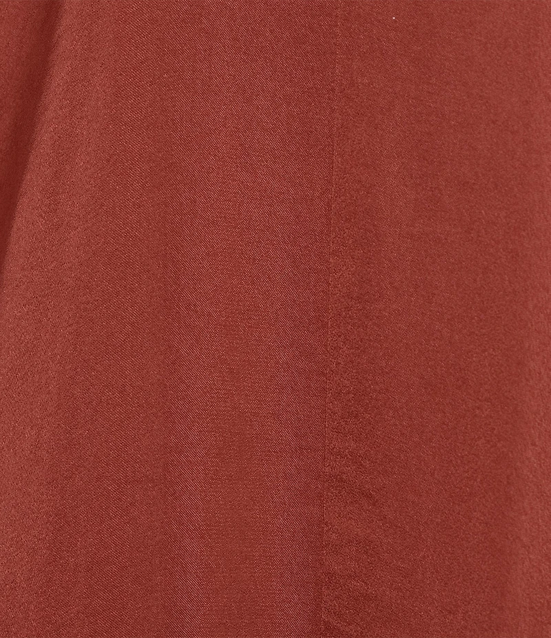 Van Winkle & Co. Solid Washed Satin Sleeveless V-Neck Maxi Chemise