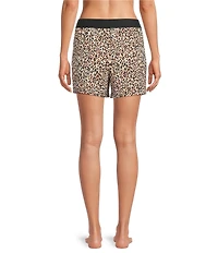 VAN WINKLE & CO. Spotty Animal Knit Coordinating Sleep Shorts