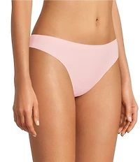 VAN WINKLE & CO. Stretch Microfiber Bonded Mid Rise Thong Panties