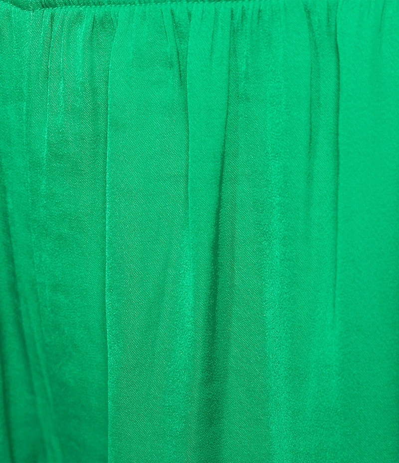VAN WINKLE & CO. Woven Solid Satin Coordinating Sleep Shorts
