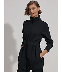 Varley Anset High Neck Long Sleeve Belted Jacket