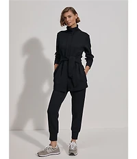 Varley Anset High Neck Long Sleeve Belted Jacket