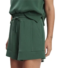 Varley Atrium Double Soft High Rise Drawstring Tie Waist Pull-On Shorts