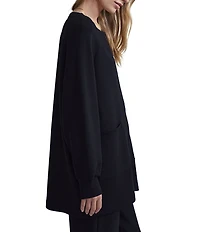 Varley Augusta Zip Through Long Sleeve Sweater