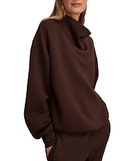 Varley Betsy Sweat Cowl High Neck Shirt