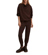 Varley Betsy Sweat Cowl High Neck Shirt