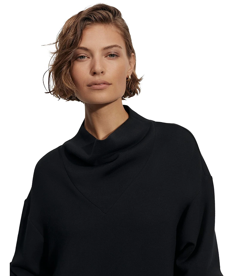 Varley Betsy Sweat Cowl High Neck Shirt