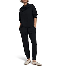 Varley Betsy Sweat Cowl High Neck Shirt