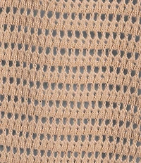 Varley Callie Knit Boxy Split V-Neck Short Sleeve Top