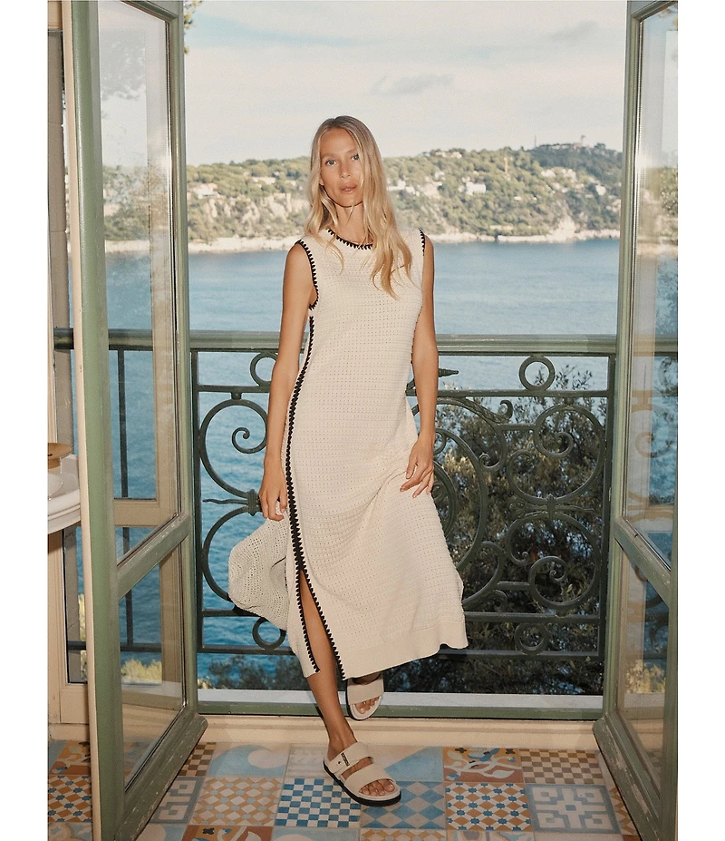 Varley Dwight Tank Knit Midi Dress