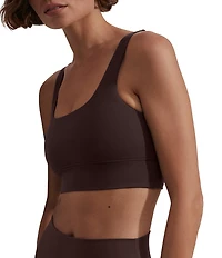 Varley Freesoft Cori Moisture Wicking Scoop Neck Sports Bra