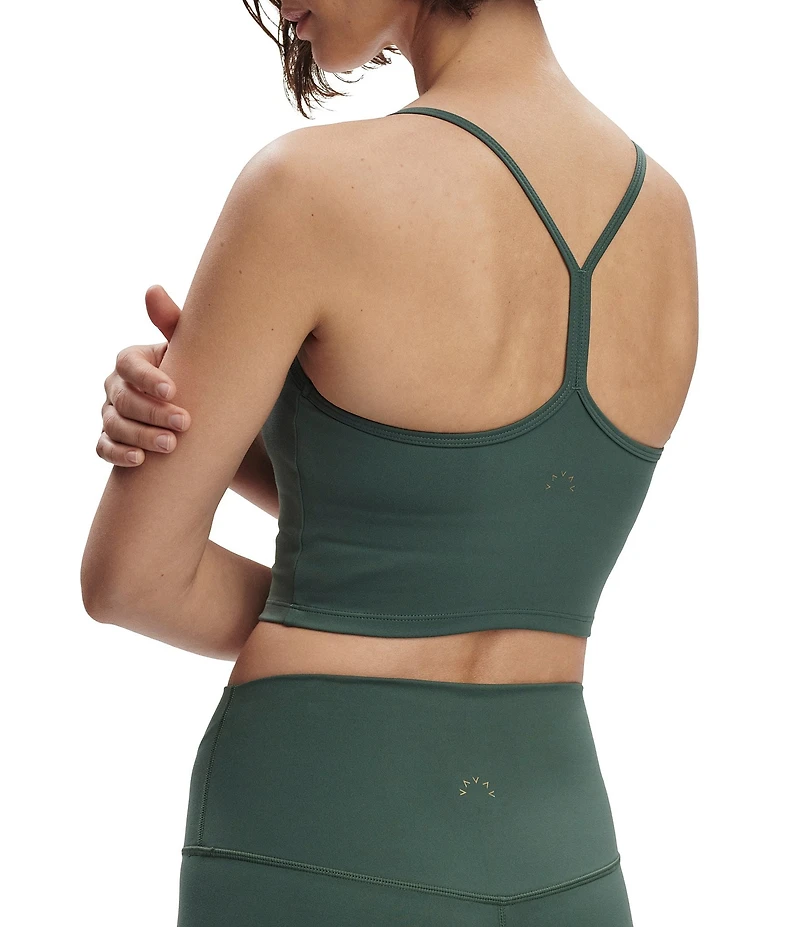 Varley Harley Free Soft Scoop Neck Racerback Longline Bralette Top