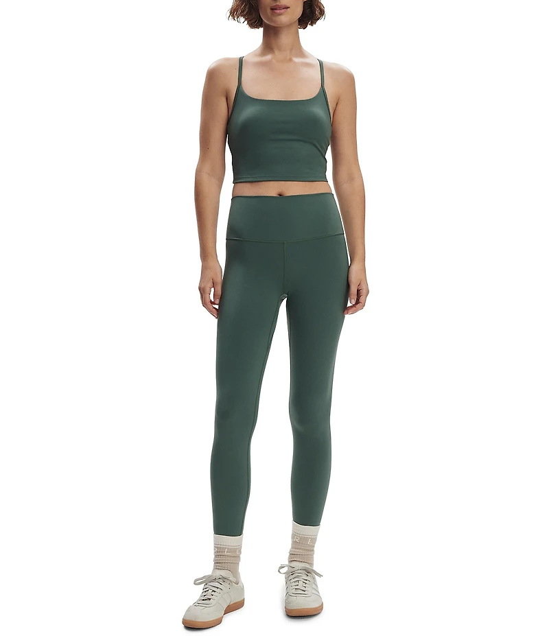 Varley Harley Free Soft Scoop Neck Racerback Longline Bralette Top