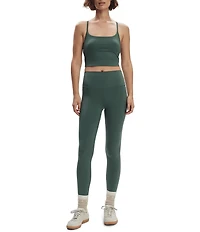 Varley Harley Free Soft Scoop Neck Racerback Longline Bralette Top