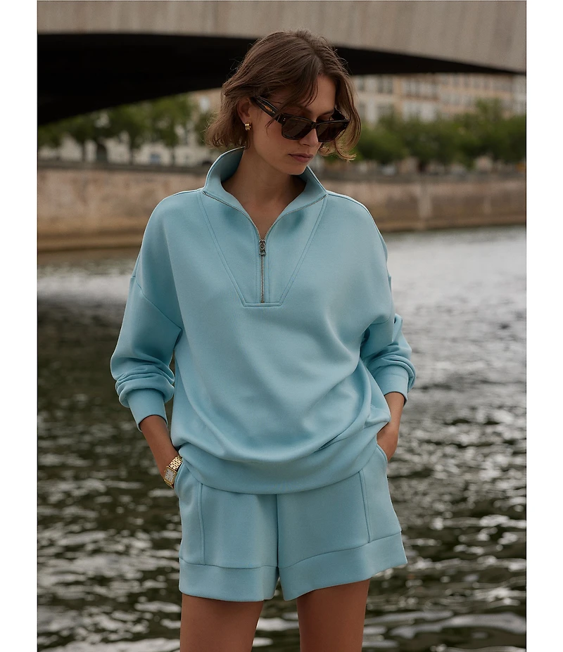 Varley Hawley Coordinating Half Zip Sweatshirt