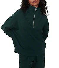 Varley Hawley Coordinating Half Zip Sweatshirt
