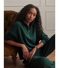 Varley Hawley Coordinating Half Zip Sweatshirt