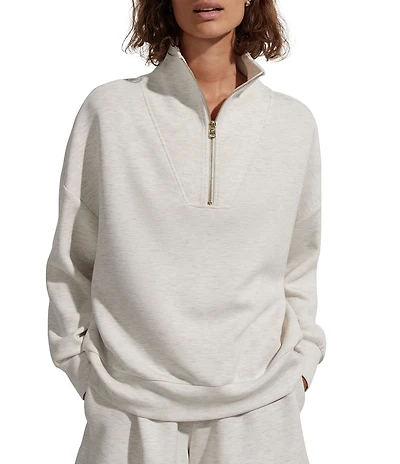 Varley Hawley Coordinating Half Zip Sweatshirt