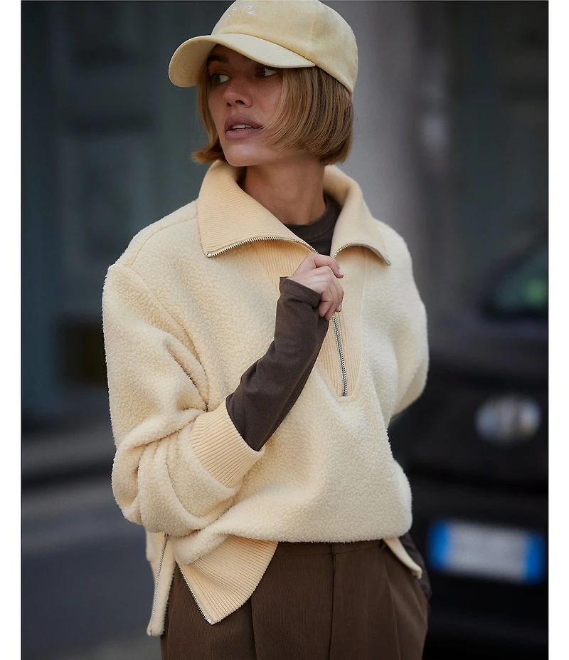 Varley Jaylin Half Zip Long Sleeve Fleece Pullover